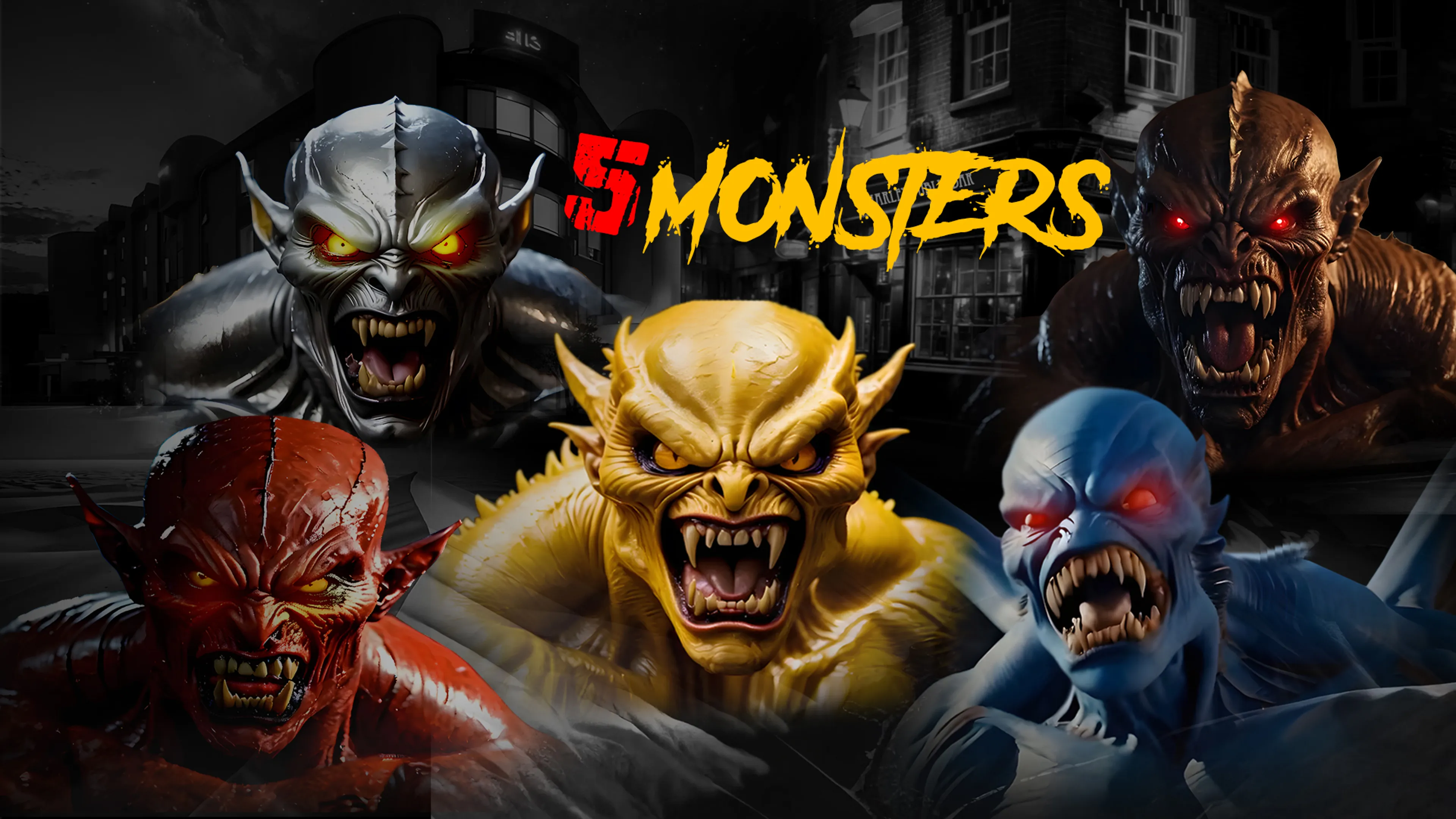 5 Monsters poster